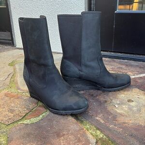Ugg Coraline black waterproof wedge boot